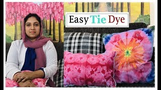 Tie DYE using fabric paint  Malayalam [upl. by Atul]