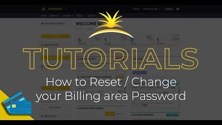 How to Reset  Change your Billing area Password [upl. by Niessuh]