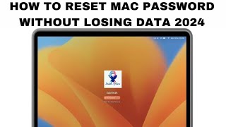 how to reset mac password without losing data 2024 [upl. by Ynohtnael]