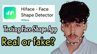 Testing Face Shape App  How To Identify Your Face Shape [upl. by Marlo]