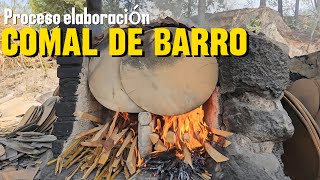 Este es el proceso para elaborar los COMALES de BARRO en la mixteca oaxaqueña [upl. by Pontus]