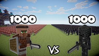 Minecraft best war 1000 vs 1000 battle 😍 [upl. by Melborn563]