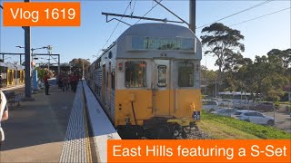 Pauls Train Vlog 1619 East Hills featuring a SSet [upl. by Dayle]