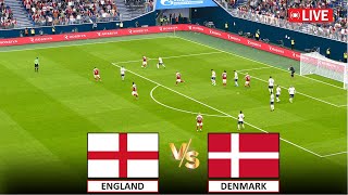 🔴LIVE  ENGLAND vs DENMARK I I Efootball Pes 2021 GAMEPLAY [upl. by Nahsin]