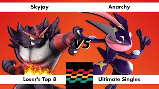 Wavelength 2024  Losers Top 8  Skyjay Incineroar vs Anarchy Greninja [upl. by Surbeck34]