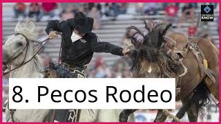 Top 10 Rodeos in Texas [upl. by Nitsrek]