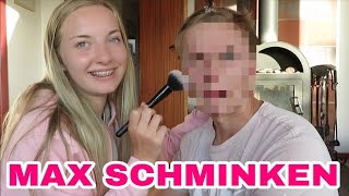 MAX zum MÄDCHEN schminken 💄 [upl. by Hodgkinson582]