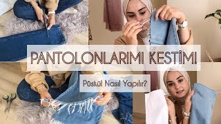 PANTOLONLARIMI KESTİM Püskül Nasıl Yapılır [upl. by Durrett290]