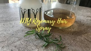 DIY Rosemary Hair Spray For Starter Locs [upl. by Hut]