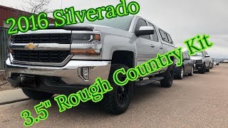 2016 Silverado with the 35quot Rough Country Kit [upl. by Haidedej768]