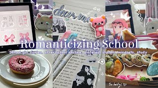 HOW TO ROMANTICIZE SCHOOL ֙₊˚ෆ School girl diaries pinterest student mindsets🍡౨ৎ⋆˚ [upl. by Erasmo743]