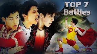 Top 7 Battles at ISU Grand Prix 201718 [upl. by Asiole954]