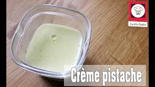 Recette thermomix crème dessert pistache facon danette [upl. by Akirdnas]