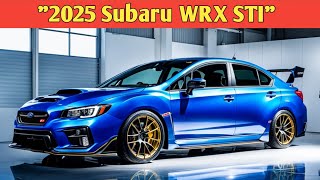 2025 Subaru WRX STI Evolution of a Rally Legend [upl. by Eaner861]