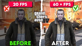 GTA 4 Lag Fix Low End Pc  GTA 4 Lag Fix No Graphics Card  GTA 4 Lag Fix 2GB Ram 4GB Ram 8GB Ram [upl. by Gnoy]