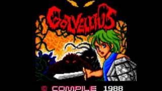 Golvellius Intro Sega Master System [upl. by Katushka]