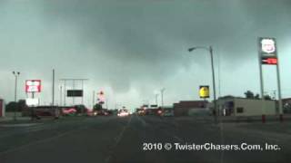 2010 Tornado Dumas Texas Stormchase May 18 Clip 2 [upl. by Goodspeed]