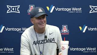 Arizona Football Press Conference  Brent Brennan [upl. by Outhe910]