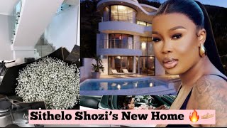 Sithelo Shozi shows the sneak peek of her house  the interior is out of this world 💥🫴🏼 [upl. by Welton]