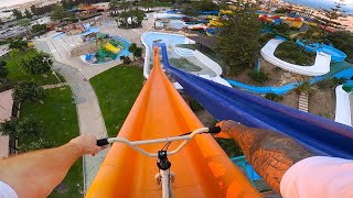 RYAN TAYLOR  FULL SPEED BMX IN A WATERPARK [upl. by Enirehtakyram27]