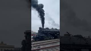 WMSR 1309 rolling coal at Cumberland Station as The Polar Express [upl. by Rothwell]