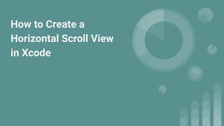 How to Create a Horizontal Scroll View in Xcode [upl. by Nessi683]