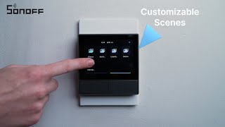 SONOFF NSPanel  The Usage Scene of Smart Display Panel Switch Will Work with SmartThings and LIFX [upl. by Raffin]