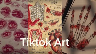 Artsy things I found on TikTok 💄🎈🍄TikTok Art Compilation [upl. by Asiral]