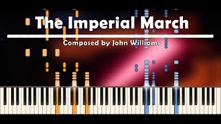 The Imperial March  Star Wars  Piano Tutorial [upl. by Eziechiele]