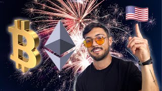 4th of July Crypto Fireworks Bitcoin Ethereum Decentraland Sandbox amp Render Token Price Analysis [upl. by Martres]