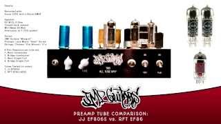 JMP Guitars EF86 Preamp Tube Comparison [upl. by Hymie]