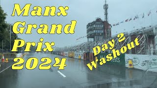 Manx Grand Prix 2024 Day 2  Its a washout [upl. by Terryn942]