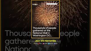 Fireworks light up Washington night sky for July 4th  WION Shorts  WION [upl. by Zawde102]