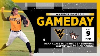 Wapsie Valley vs Iowa Valley  IHSAA Class 1A District 9 Semifinal [upl. by Aeslehc]