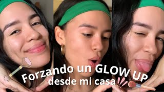 forzando un glow up mientras me hago las cejas desde casa [upl. by Joon]