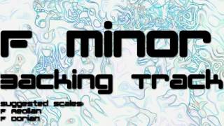 F Minor Backing Track Ambient Techno Chill Wave Experimental Dance [upl. by Giacopo]