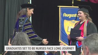 Augustana College graduates hundreds of covidera students on Saturday [upl. by Torrey]