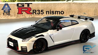 AUTOart 118 Nissan GTR R35 Nismo Special Edition White [upl. by Collette]