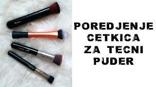 Poredjenje četkica za tečni puder [upl. by Dranek]