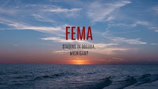 🚩Why is FEMA Staging 350 Semi Trailers wEquipment at an Old AFB in Oscoda Michigan [upl. by Esidarap]