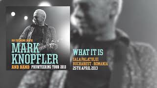 Mark Knopfler  What It Is Live Privateering Tour 2013 [upl. by Tully206]