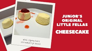 Recipe Review Juniors Original Little Fellas Cheesecake from Juniors Cheesecake Cookbook [upl. by Misab]