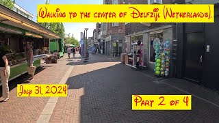 Walking to the Center of Delfzijl Netherlands Part 2 of 4 [upl. by Ruffina365]