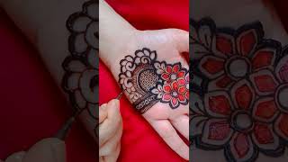 Henna designs simple  Simple mehandi design hennadesign hennadesigns mendinidesign madhi henna [upl. by Edelman]