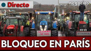 DIRECTO  FRANCIA Los agricultores bloquean París para protestar ante Macron [upl. by Notsruht]