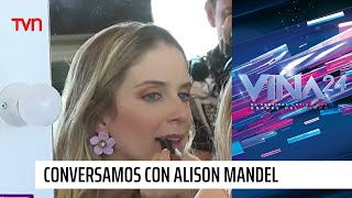 Conversamos con Alison Mandel previo a su presentación en el Festival de Viña [upl. by Carn]