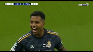 Gol de Rodrygo Hoy  Manchester city vs Real madrid  Goals Extended Highlights  Champions League [upl. by Hgielime129]