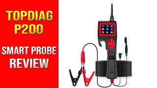 TopDiag P200 Smart Hook Probe Review Circuit Tester for Automotive Diagnostic [upl. by Edik219]