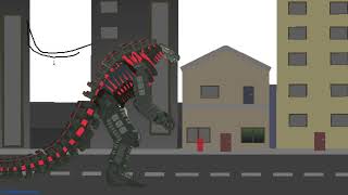 Mechagodzilla 2021 Roar Test Stick Nodes Animation [upl. by Sher]