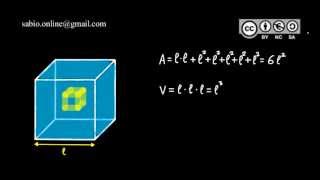 Área y volumen de cuerpos geométricos I  Cubo [upl. by Glass]